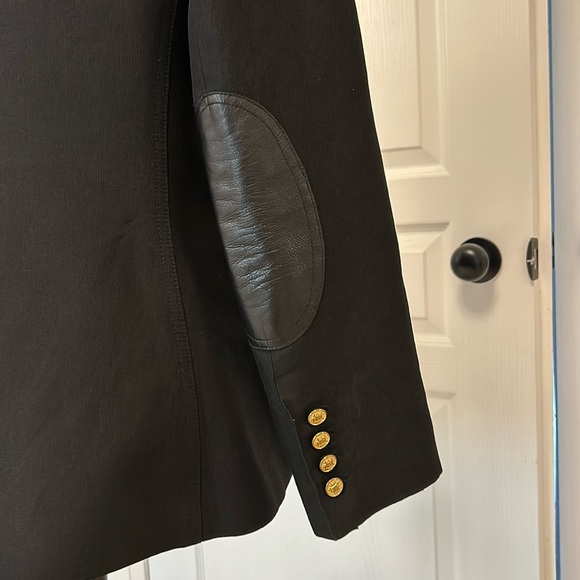 Smythe Dandy Linen Blazer Black size 10 - Picture 10 of 15